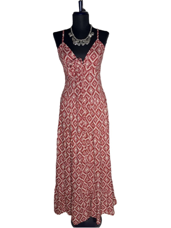 Rock & Roll Denim Dresses & Skirts - Rock & Roll Denim maxi dress hippy boho diamond tiers whimsigoth fairy western S